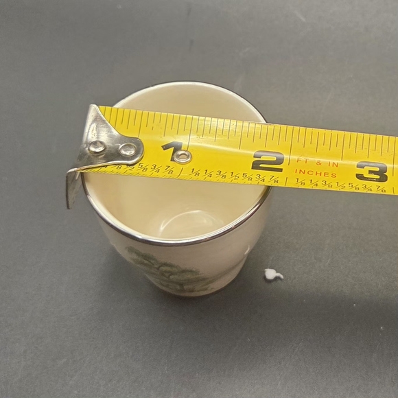 Vintage Egg Cups Low Profile Willow Tree Design - Picture 10 of 10